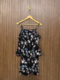 Chest 16 Length 34 Fabric Shifon Checked Long Top