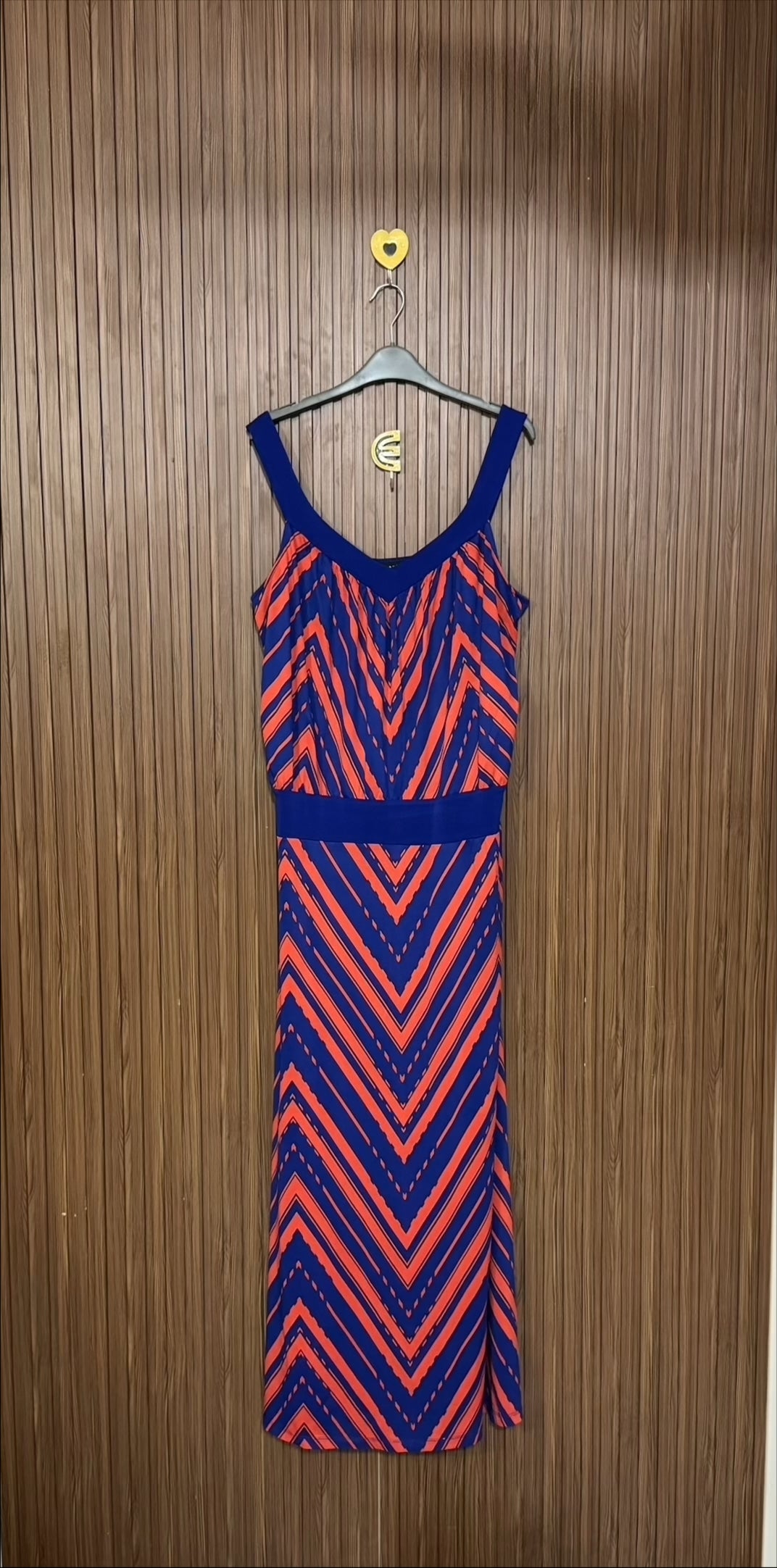 Chest 19 Length 59 Fabric Nylon Zigzag Maxi