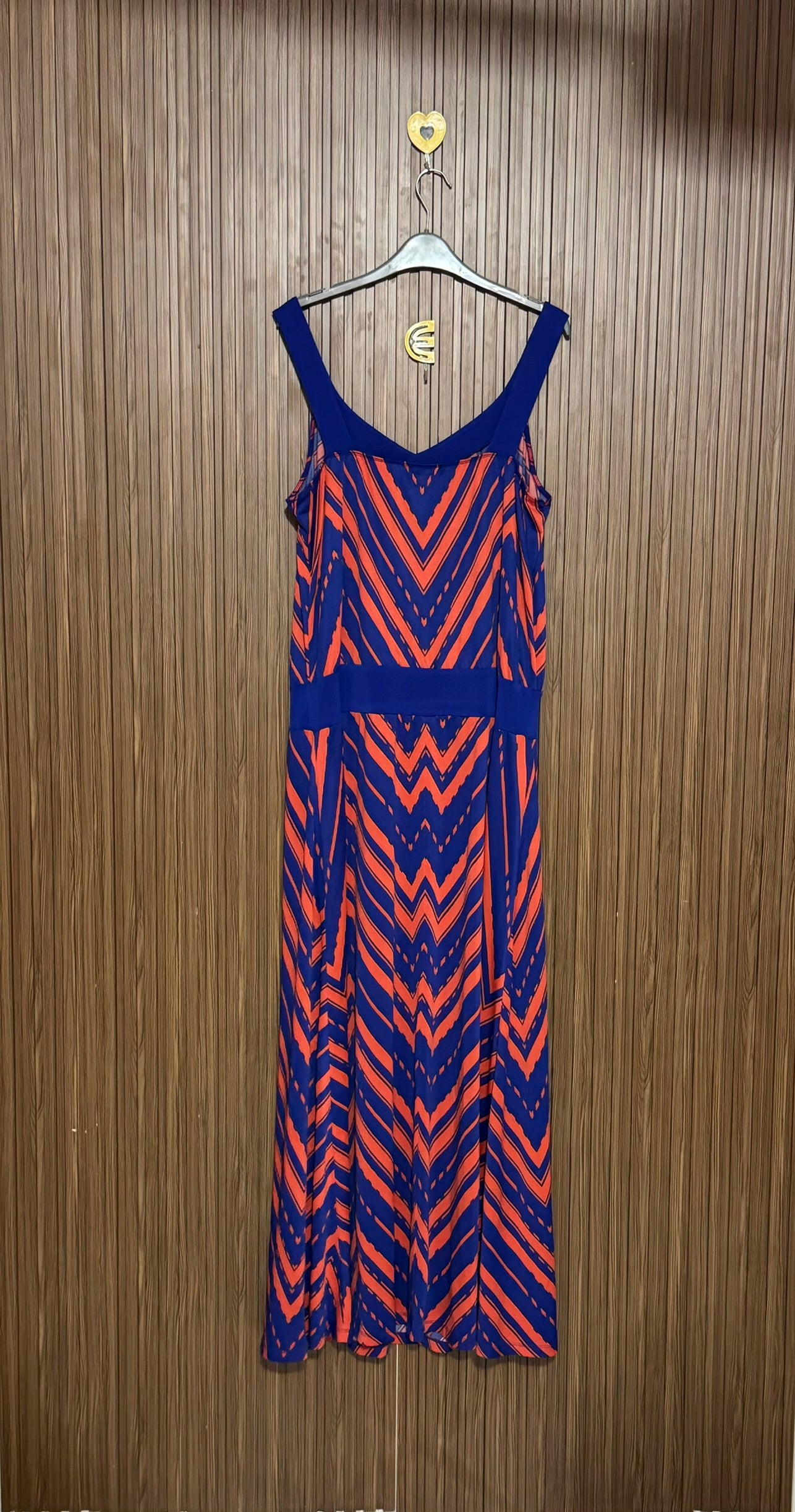 Chest 19 Length 59 Fabric Nylon Zigzag Maxi