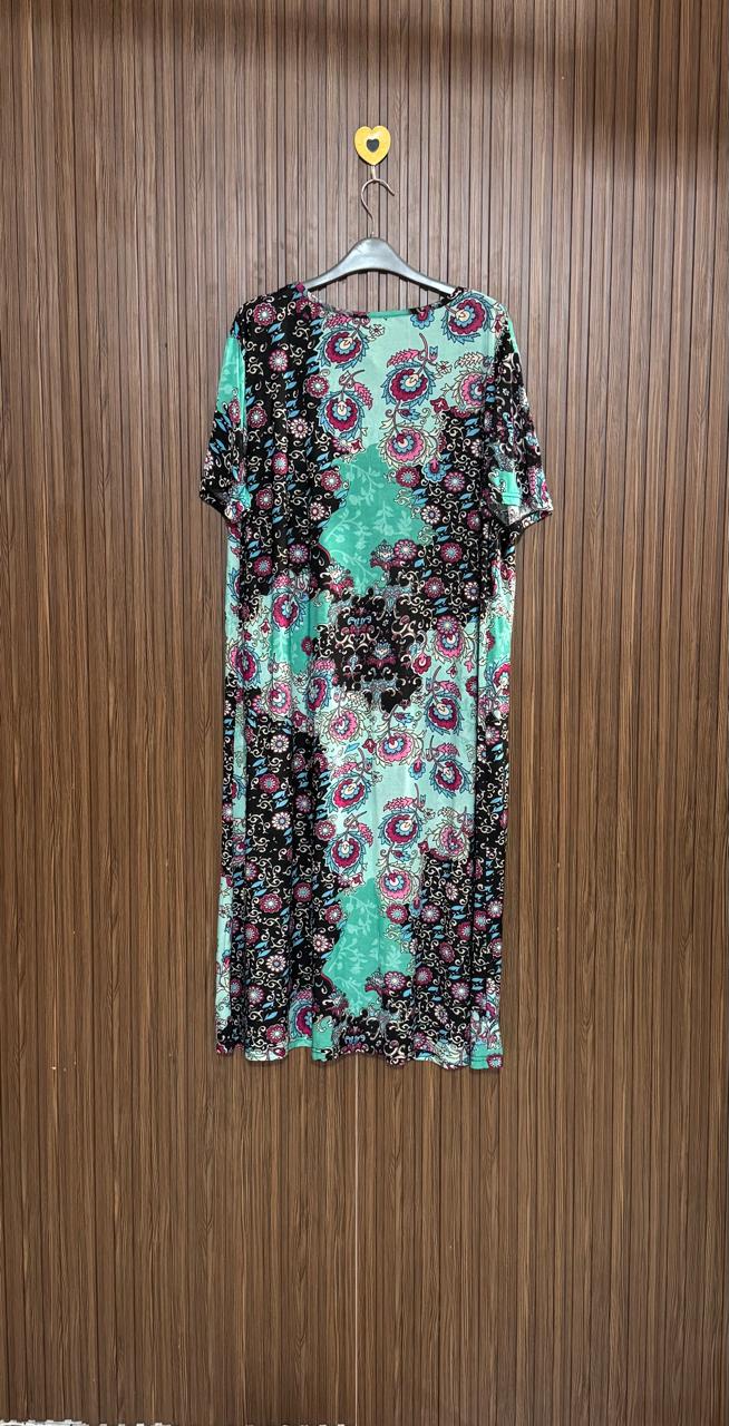 Turquoise Paisley Top