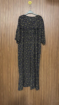 Grey Floral Long Top
