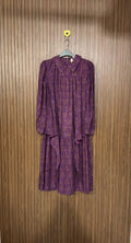 Purple Neck Long Top