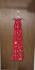Red Sleeveless Long Top