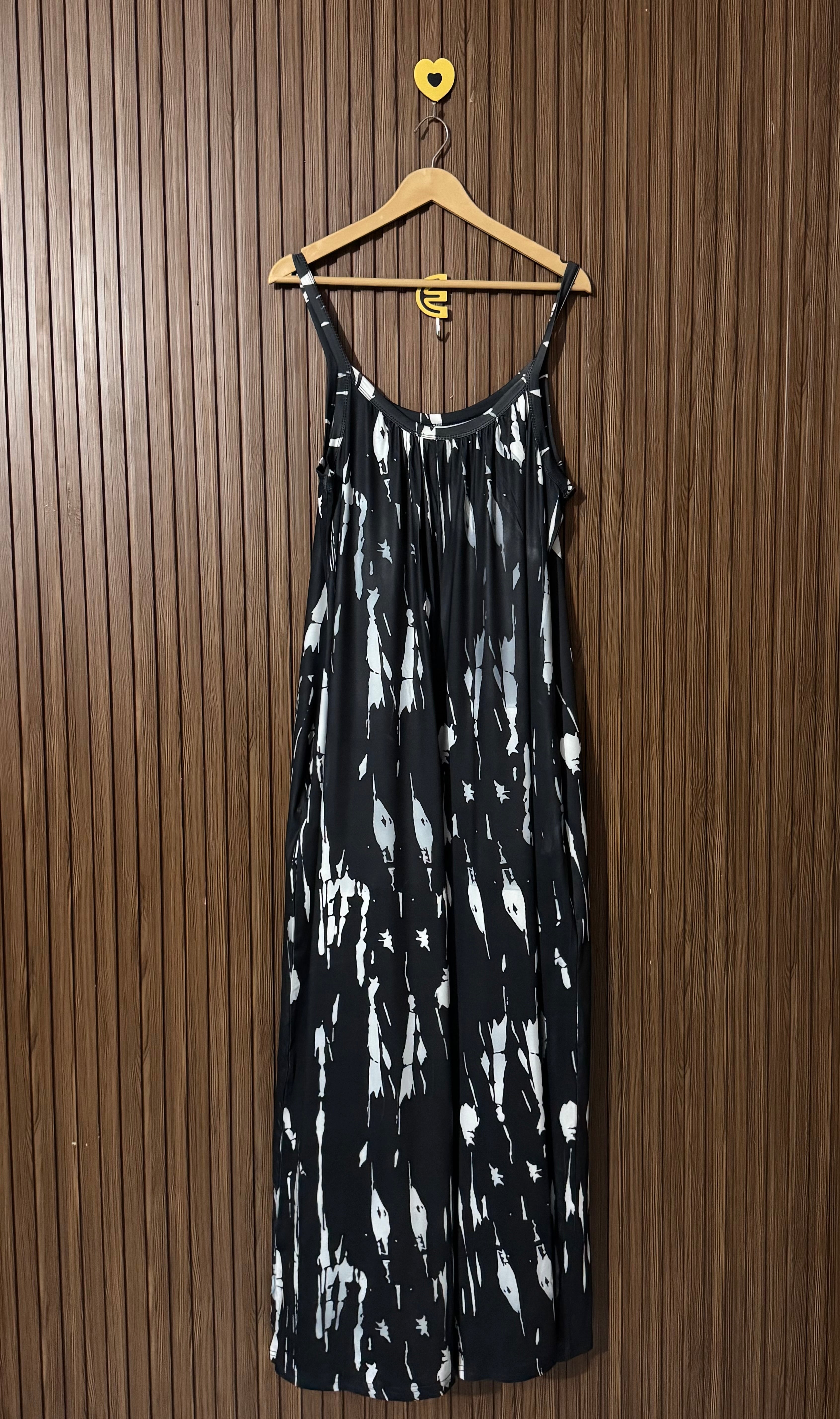 Black & White Printed Jumpsuit