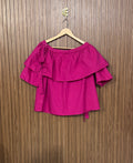 Chest 20 Length 21 Fabric Silk Cotton Pink Bow