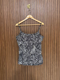 Chest 19 Length 23 Fabric Linen Summer Layer Crop