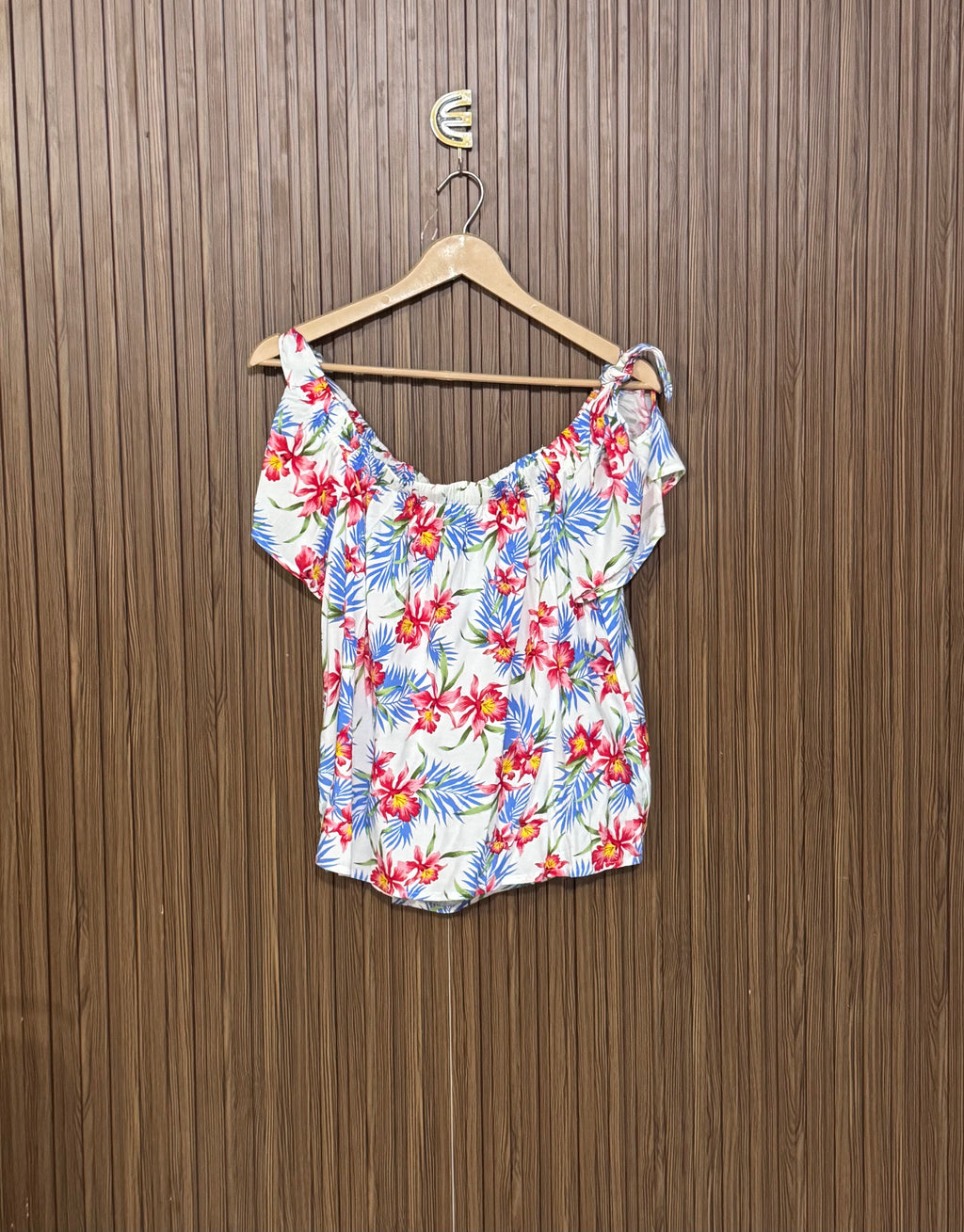 Chest 14 Length 20 Floral Print Top 2