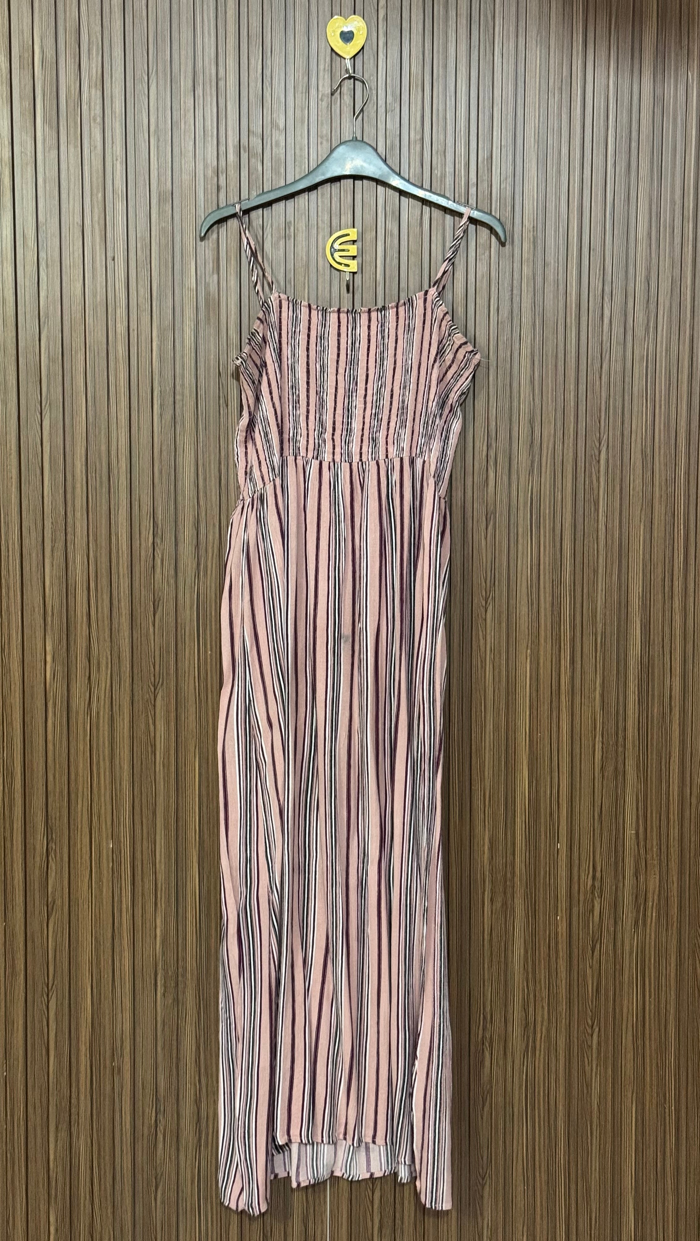 Pink Striped Long Top