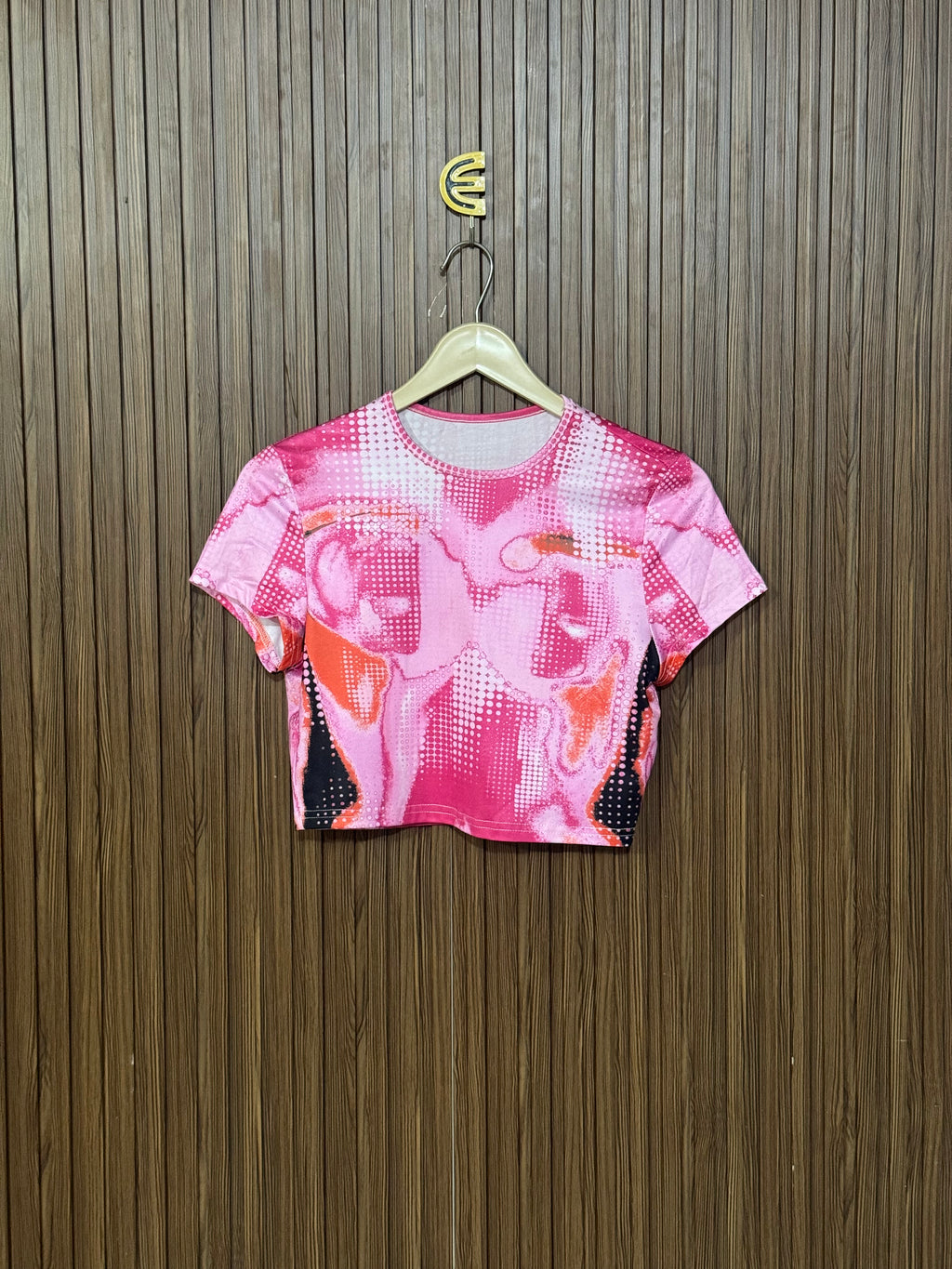 Chest 16 Length 14 Fabric Dryfit Thermal Print Tee
