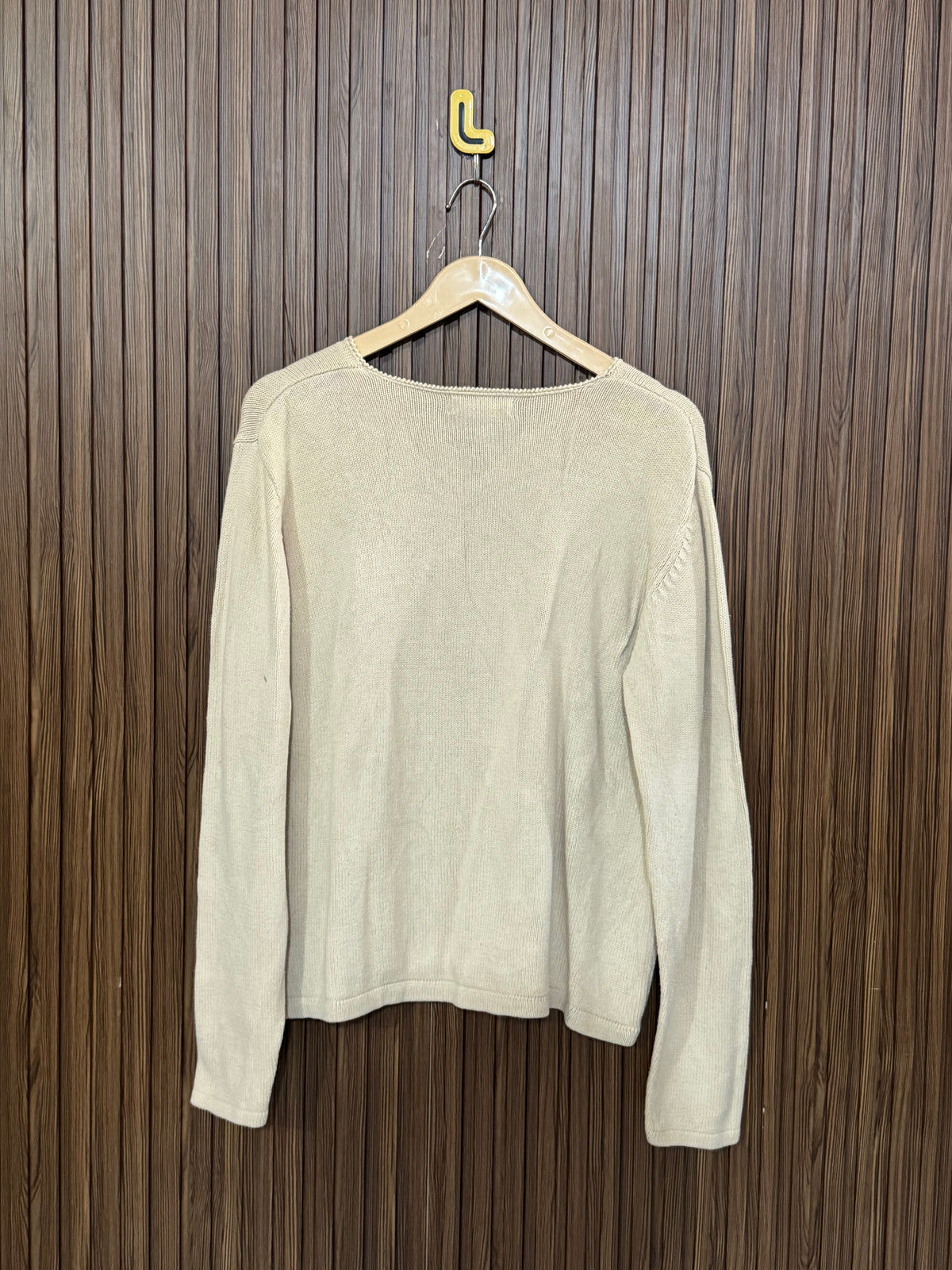 Chest 20 Length 22 Textured Heavy Sweater