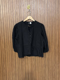 Chest 19 Length 20 Fabric Cotton Button Front Top