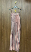 Pink Striped Long Top