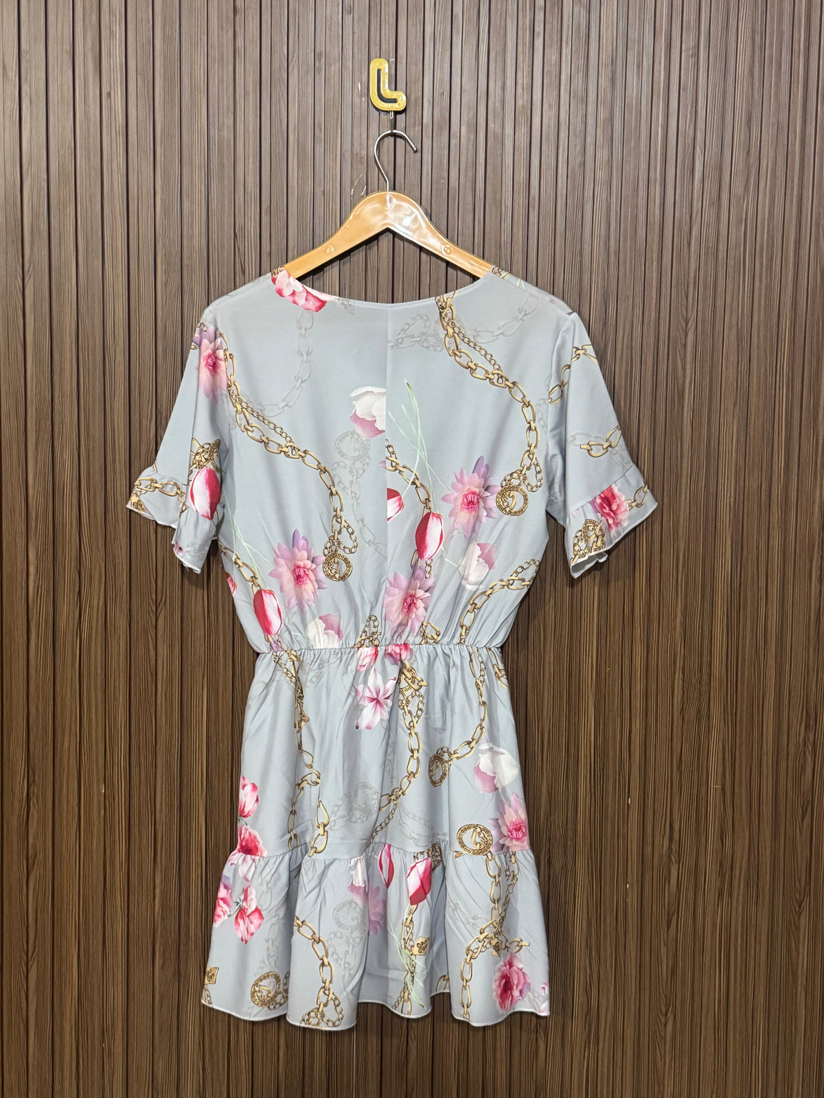 Chest 18 Length 31 Fabric Silk Basic Long Top