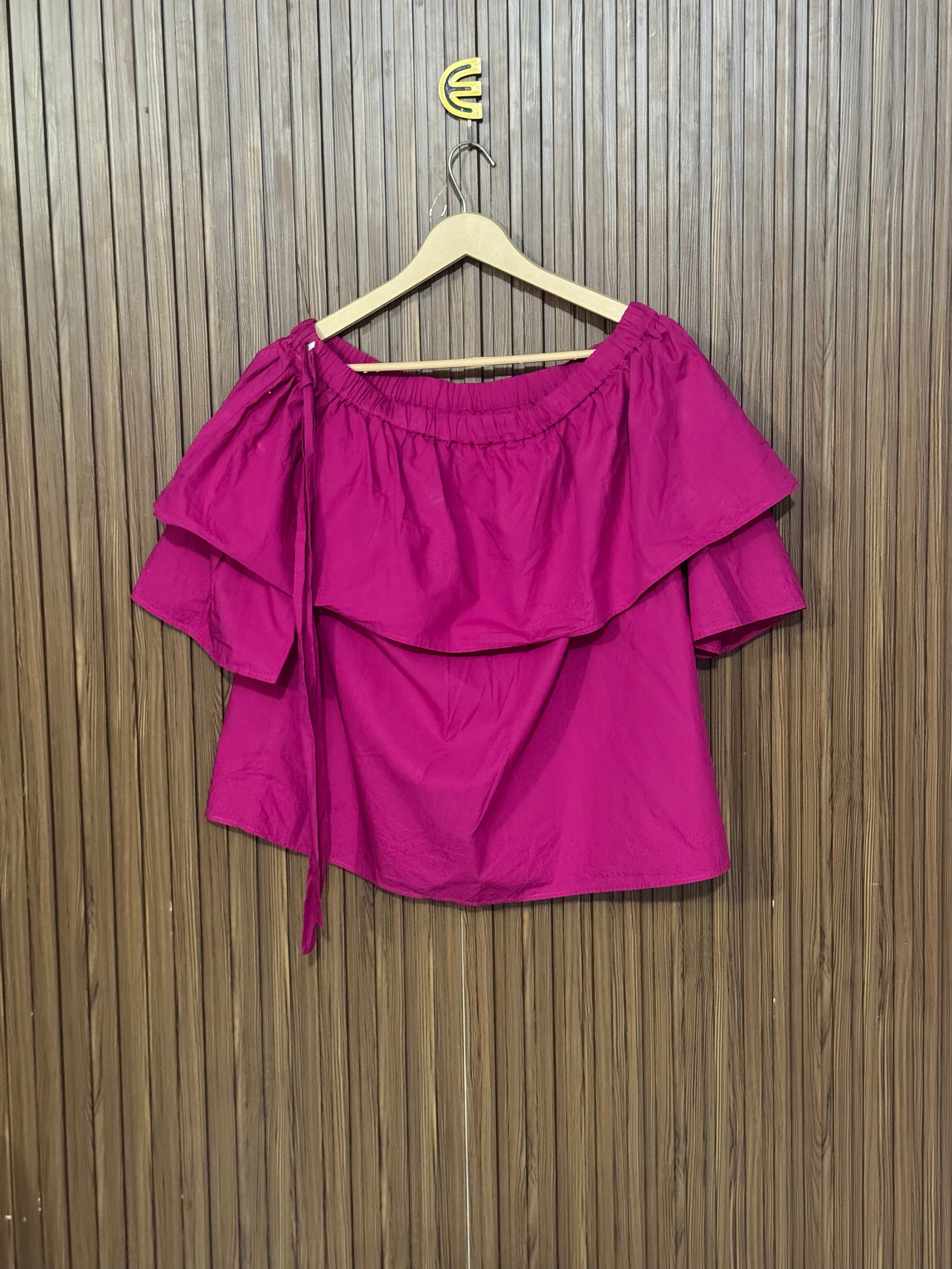 Chest 20 Length 21 Fabric Silk Cotton Pink Bow