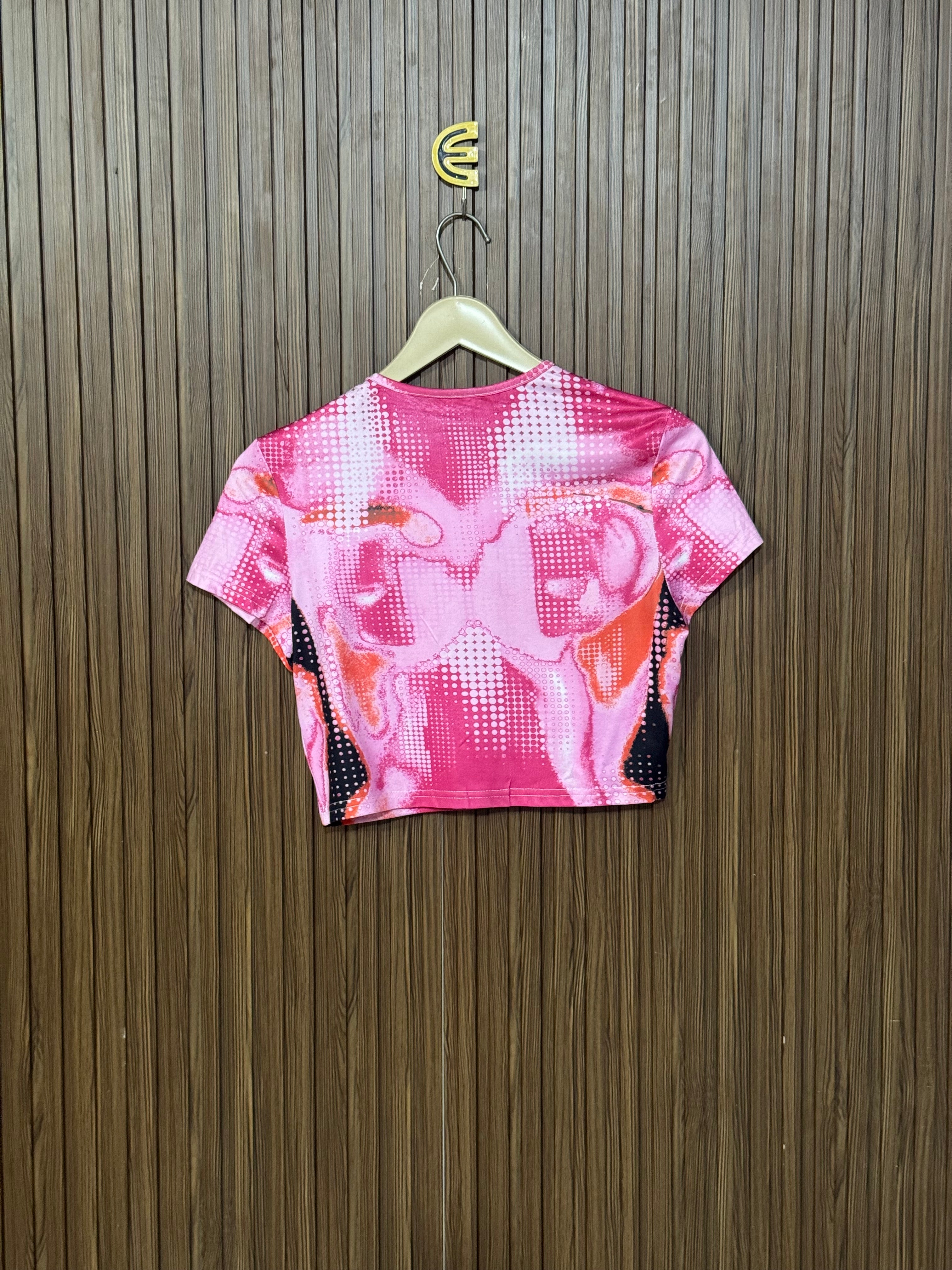 Chest 16 Length 14 Fabric Dryfit Thermal Print Tee
