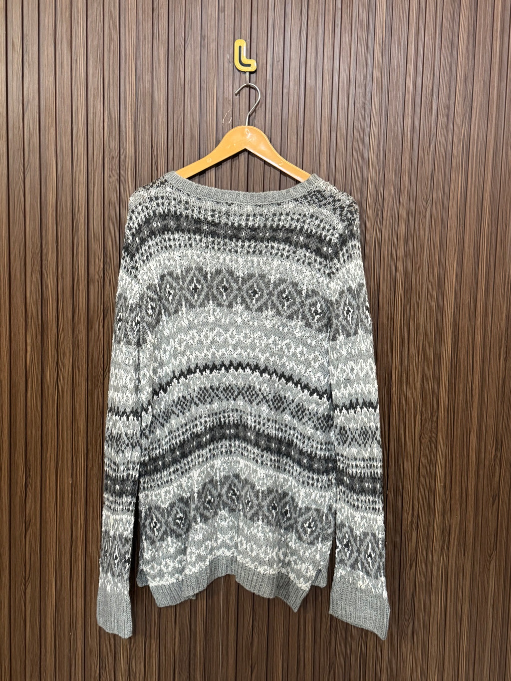Chest 20 Length 30 Pattern Heavy Sweater