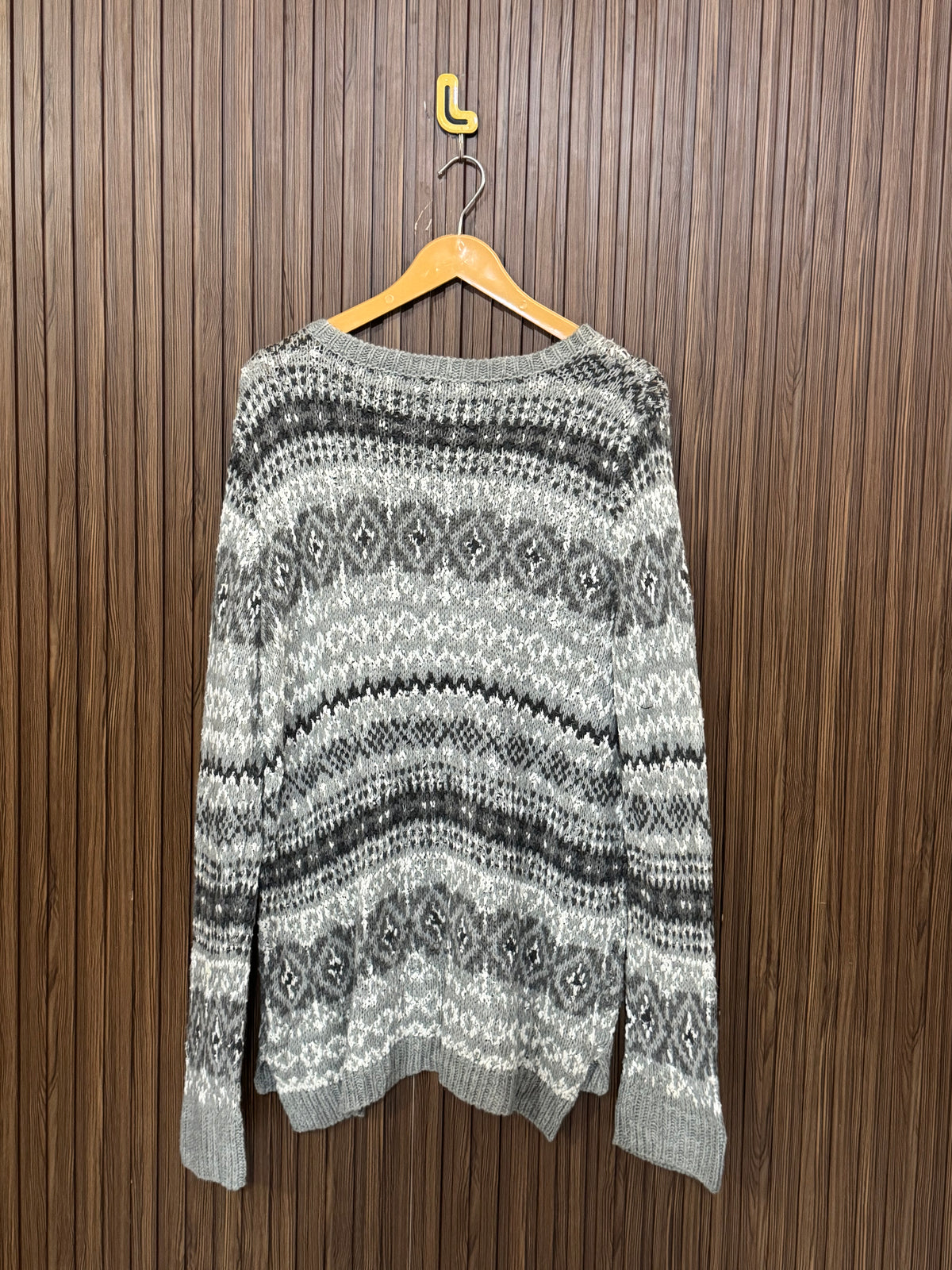 Chest 20 Length 30 Pattern Heavy Sweater