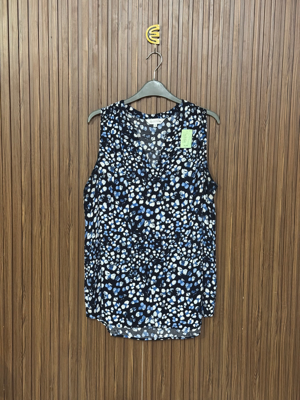 Ditsy Floral V-Neck Sleeveless