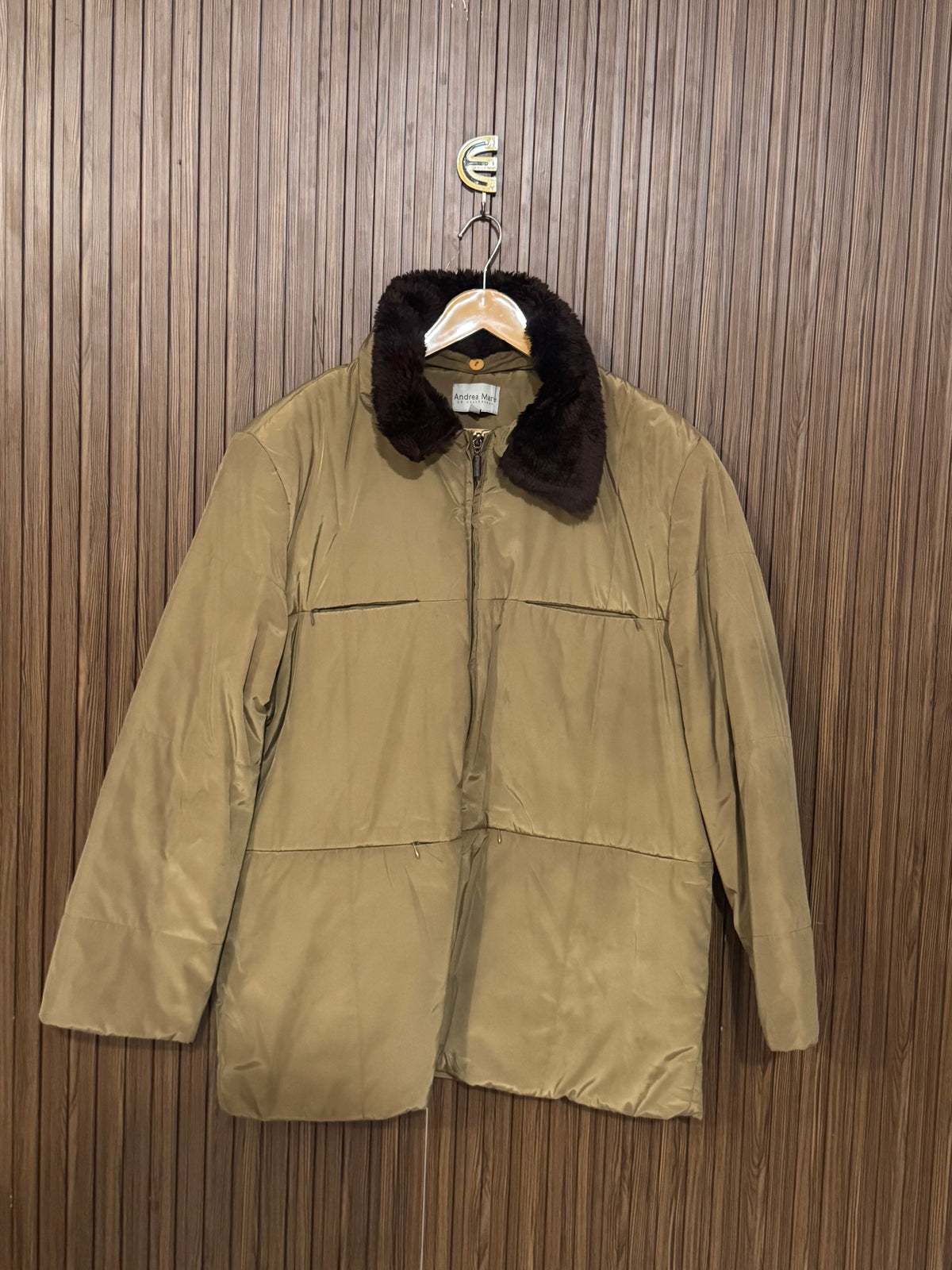 Chest 24 Length 29 Fabric Puffer Warm Puffer