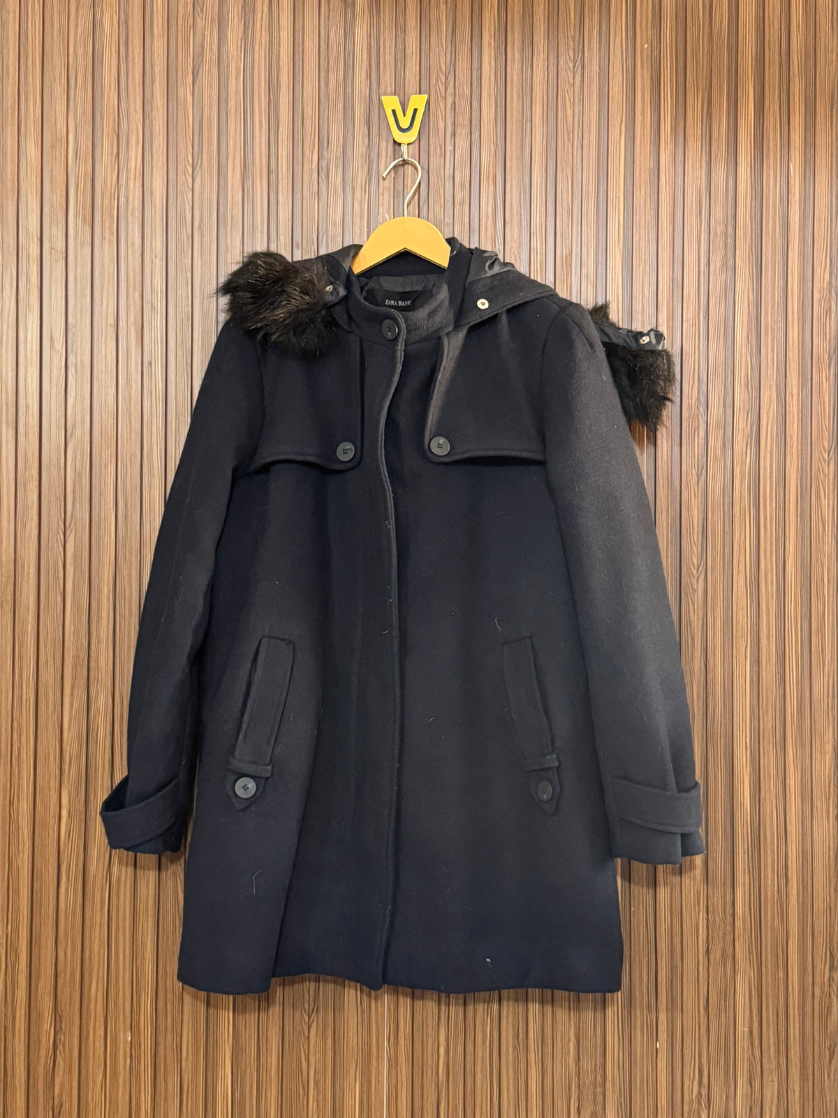 Chest 20 Length 29 Plain Winter Coat