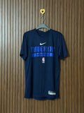 Navy Blue Graphic Half Sleeves T-Shirt