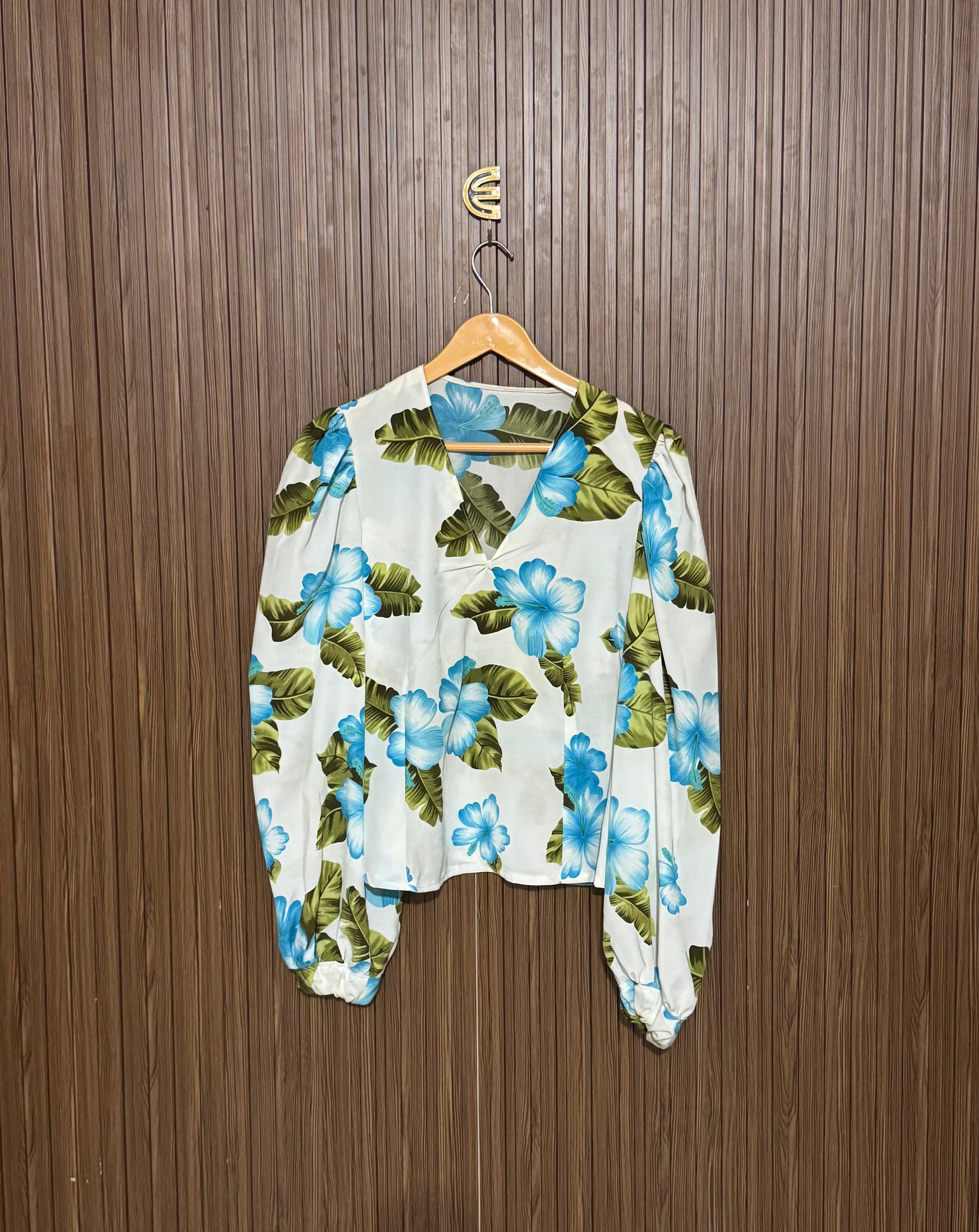 Chest 18 Length 32 Fabric Shifon Floral Print Top
