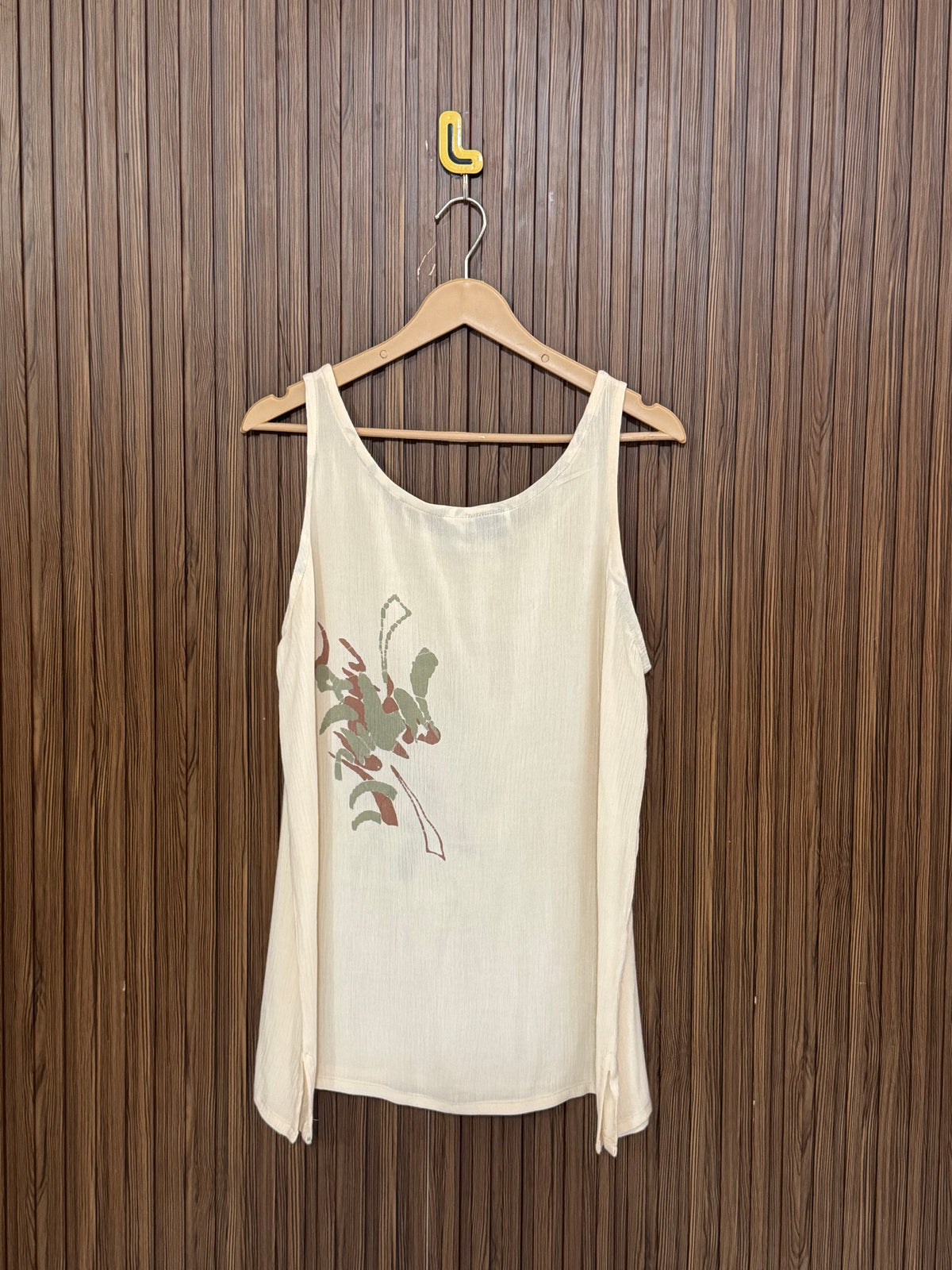 Chest 20 Length 26 Fabric Silk Cotton Sleeveless