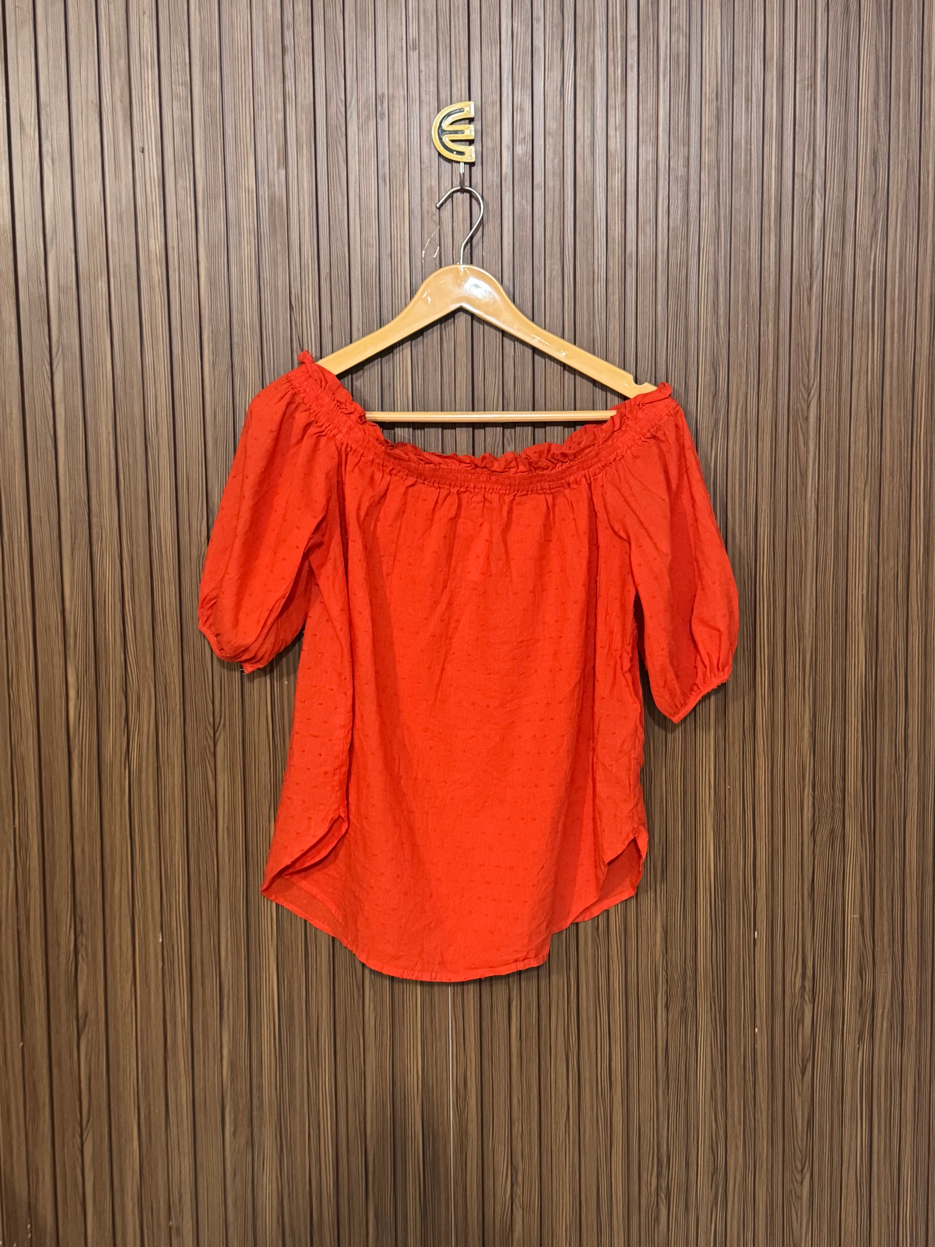 Chest 18 Length 22 Fabric Lawn Coral Ruffle