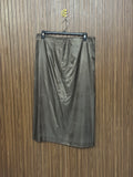 Waist 36 Length 32 fabric silk Basic Beige Skirt