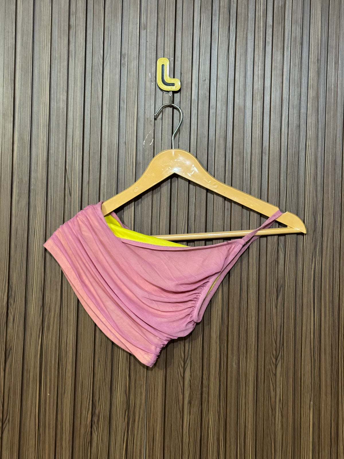 Chest 9 Length 6 Fabric Silk Net Night Crop Top