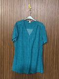 Chest 22 Length 29 Fabric Linen Shifon Party Half Sleeves