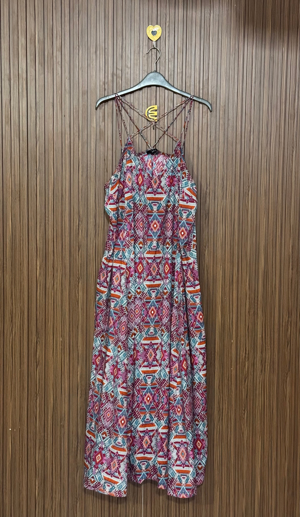 Pink Printed Long Top