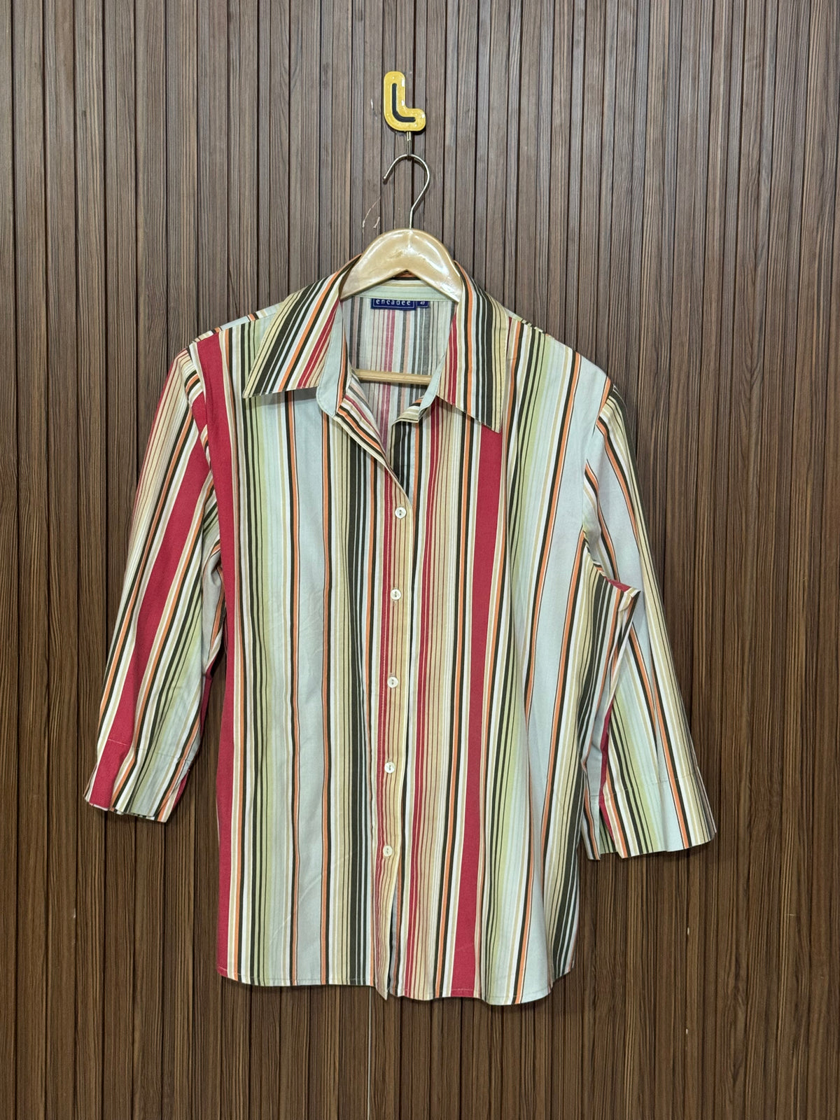 Chest 21 Length 25 Fabric Cotton Button Shirt Full Sleeves