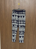 Navy Paisley Trousers