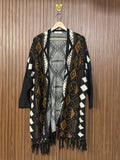 Chest Large Length 35 Striped Front Open