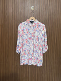 Chest 22 Length 27 Fabric Silk Stylish Button Top