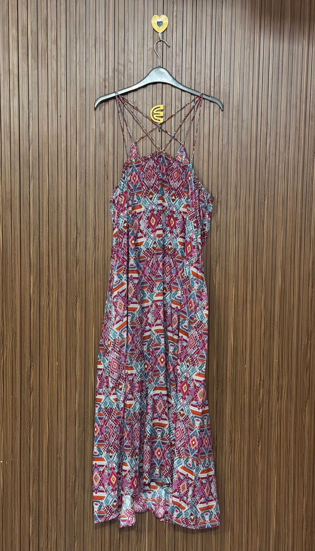 Pink Printed Long Top