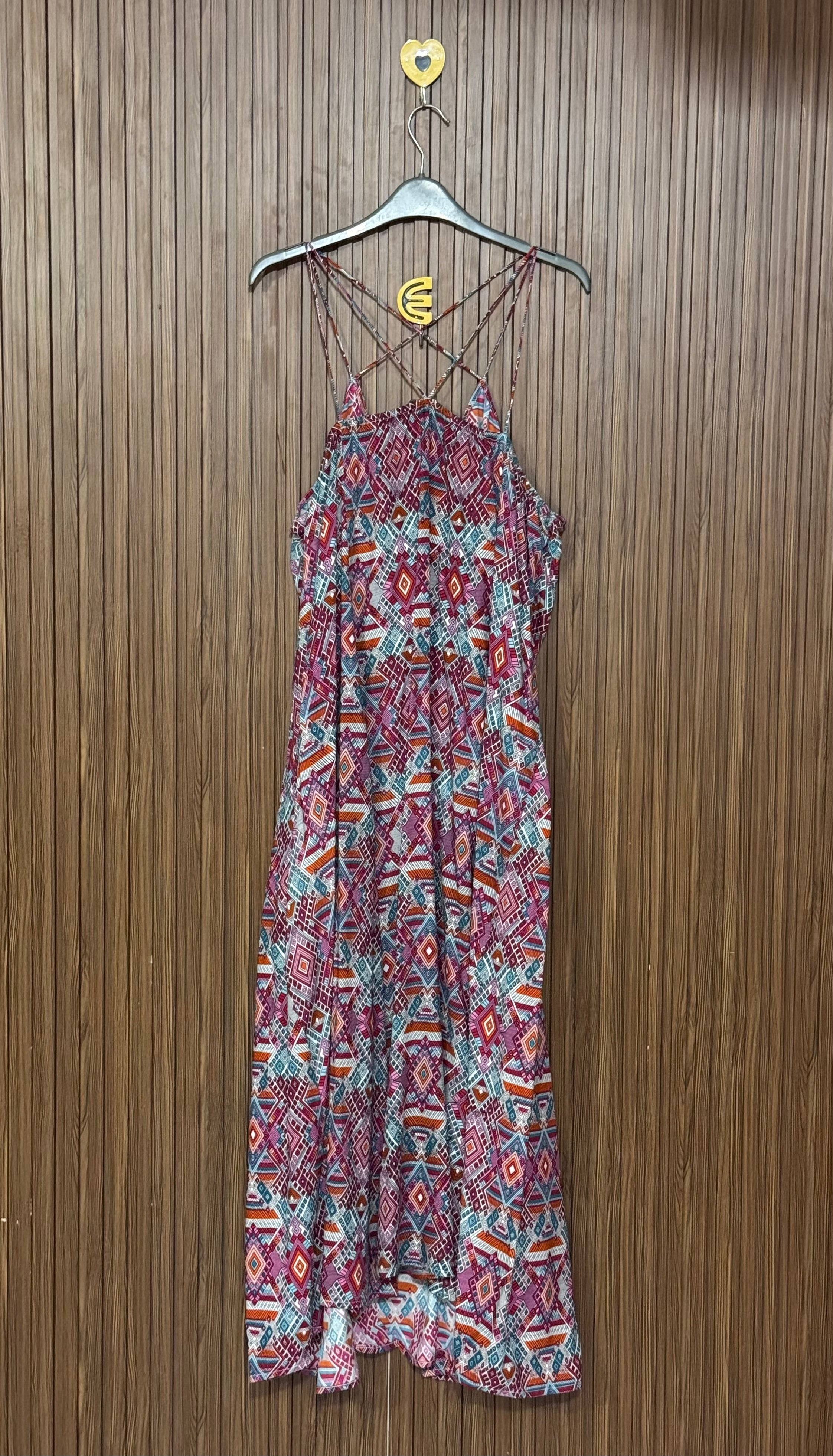 Pink Printed Long Top