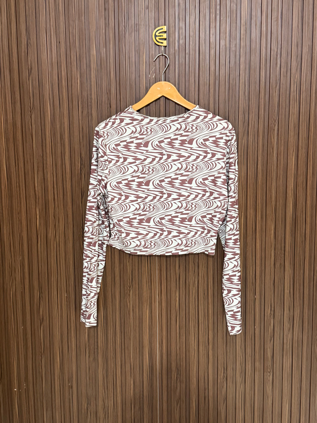Chest 19 Length 17 Fabric Linen Dove Knit Crop