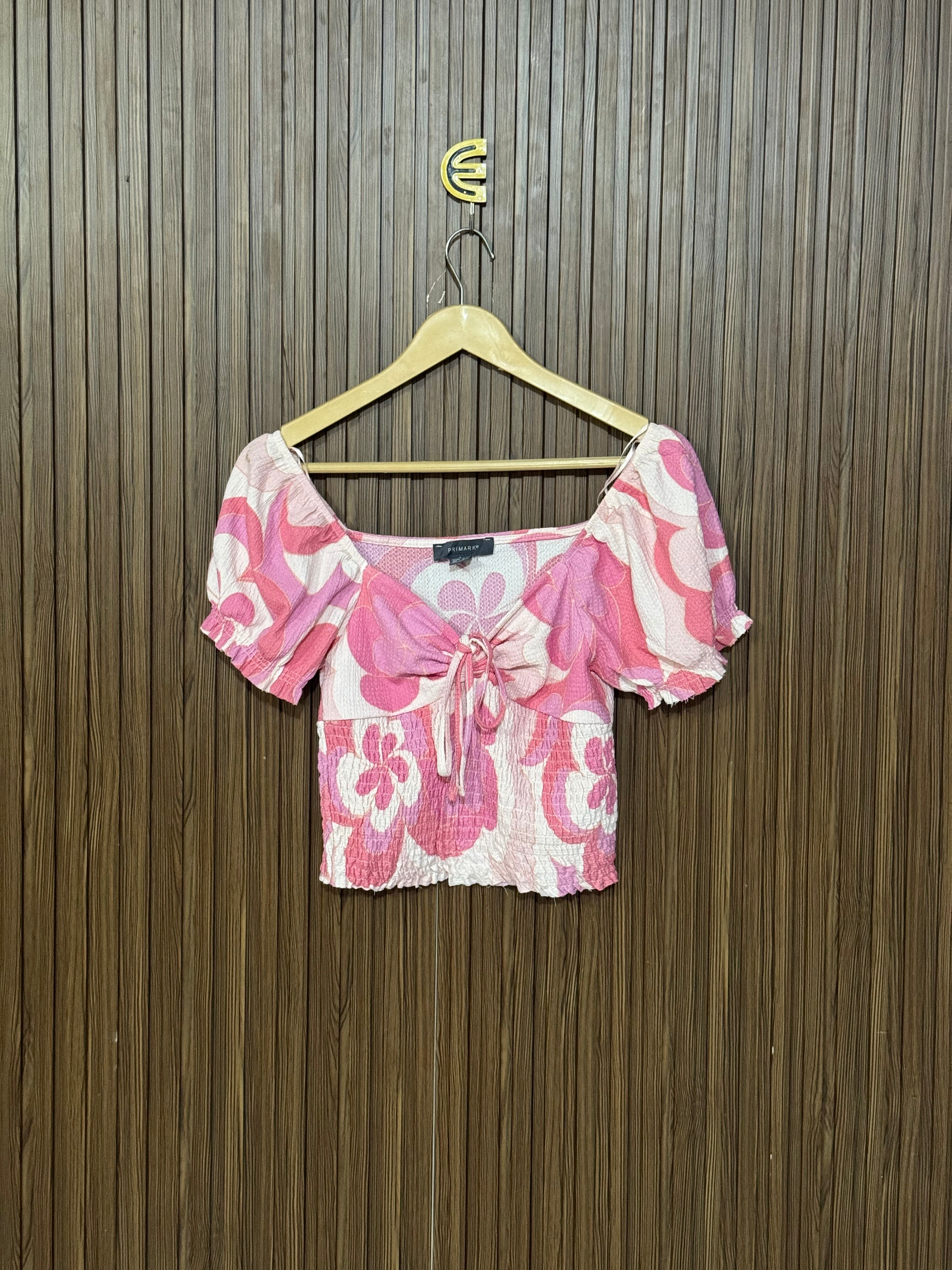 Chest 13 Length 14 Shifon Front Tie Top