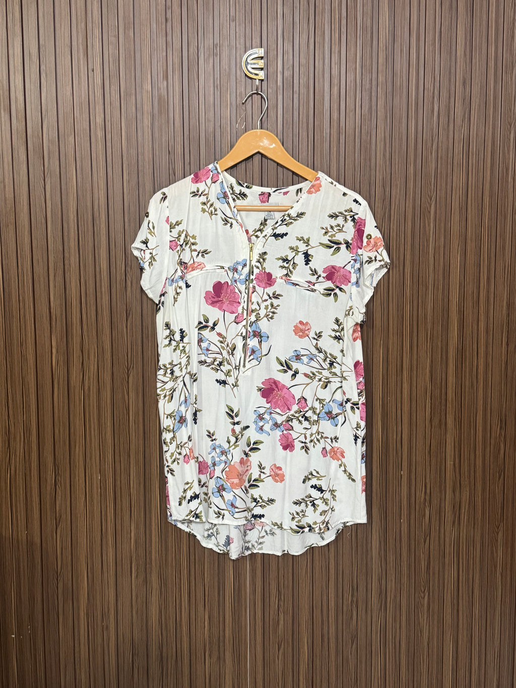 Chest 21 Length 25 Fabric shifon Easy Half Sleeve