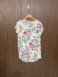Chest 21 Length 25 Fabric shifon Easy Half Sleeve