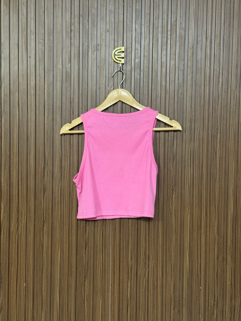 Chest 16 Length 14 Pink Sleeveless Top