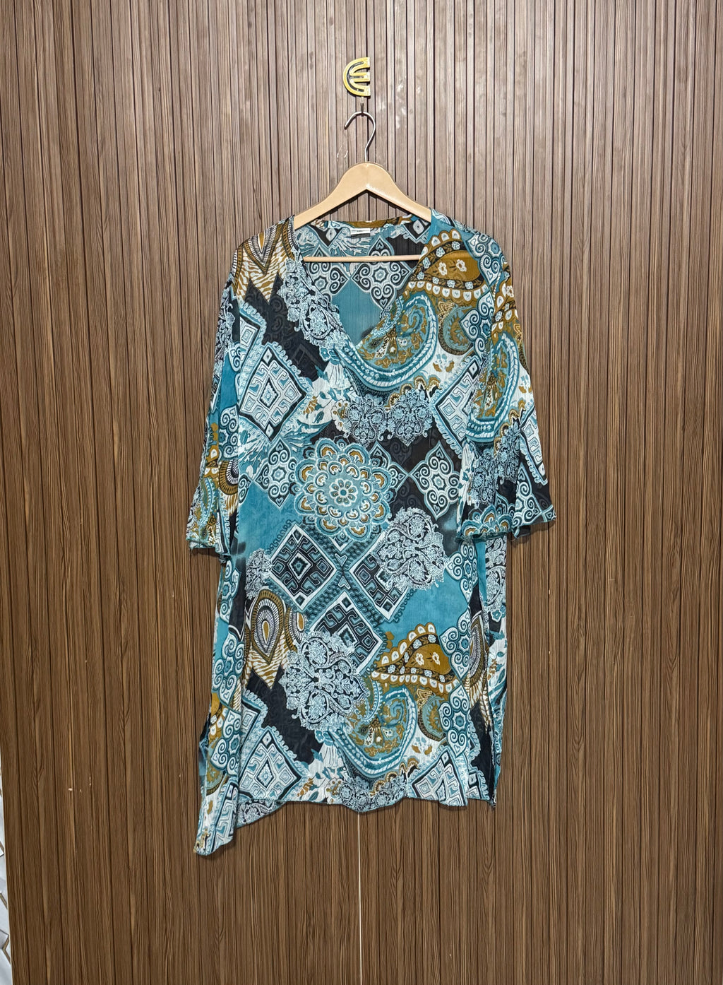 Chest 26 Length 37  fabric shifon Button Half Sleeve