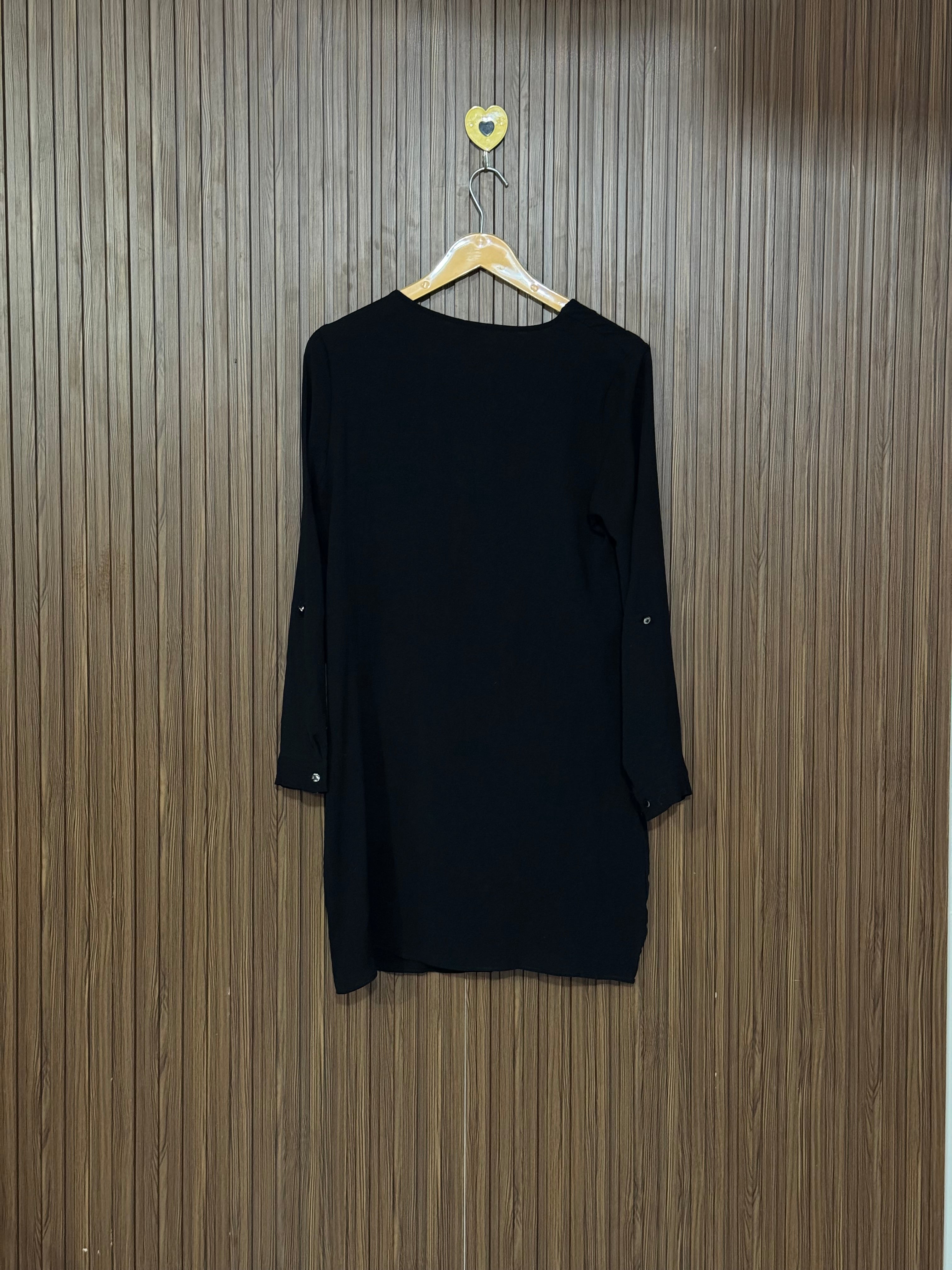 Simple black Long Top