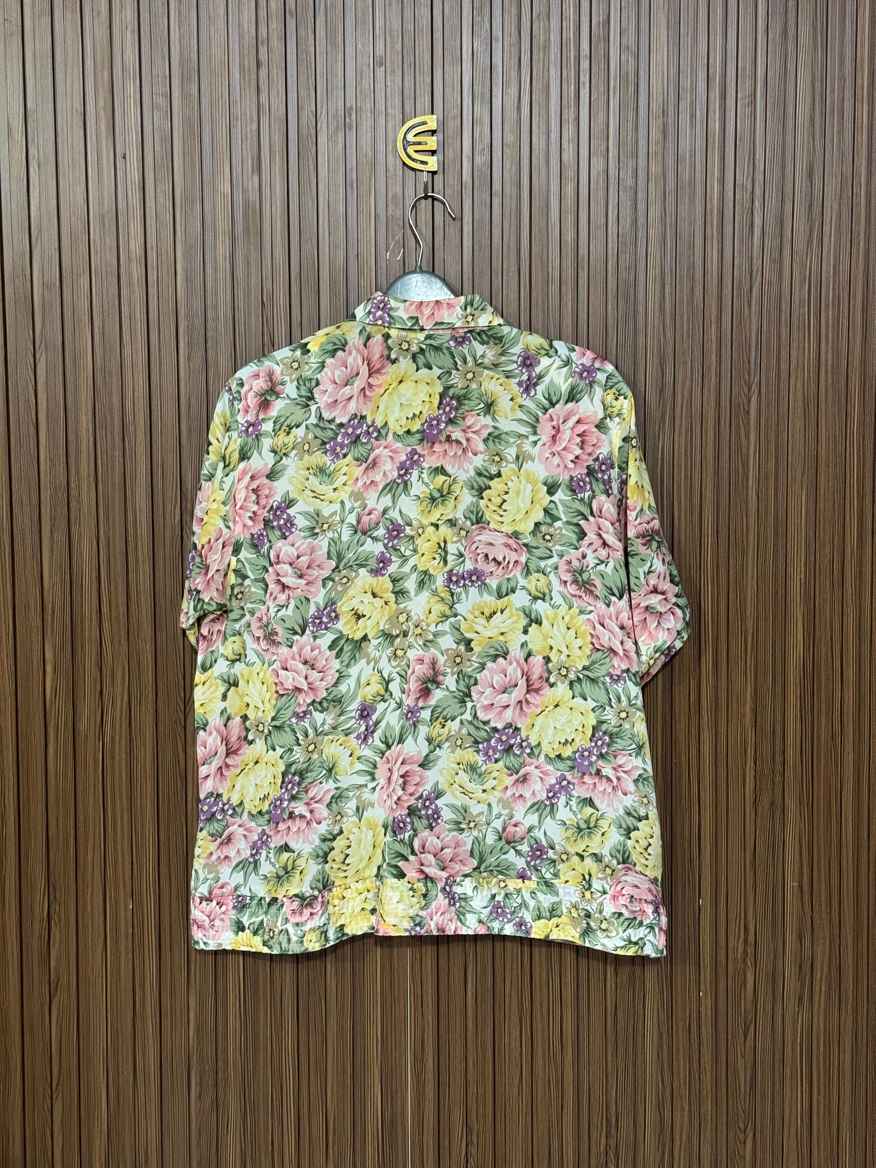 Chest 21 Length 25 Fabric Shifon Flower Print