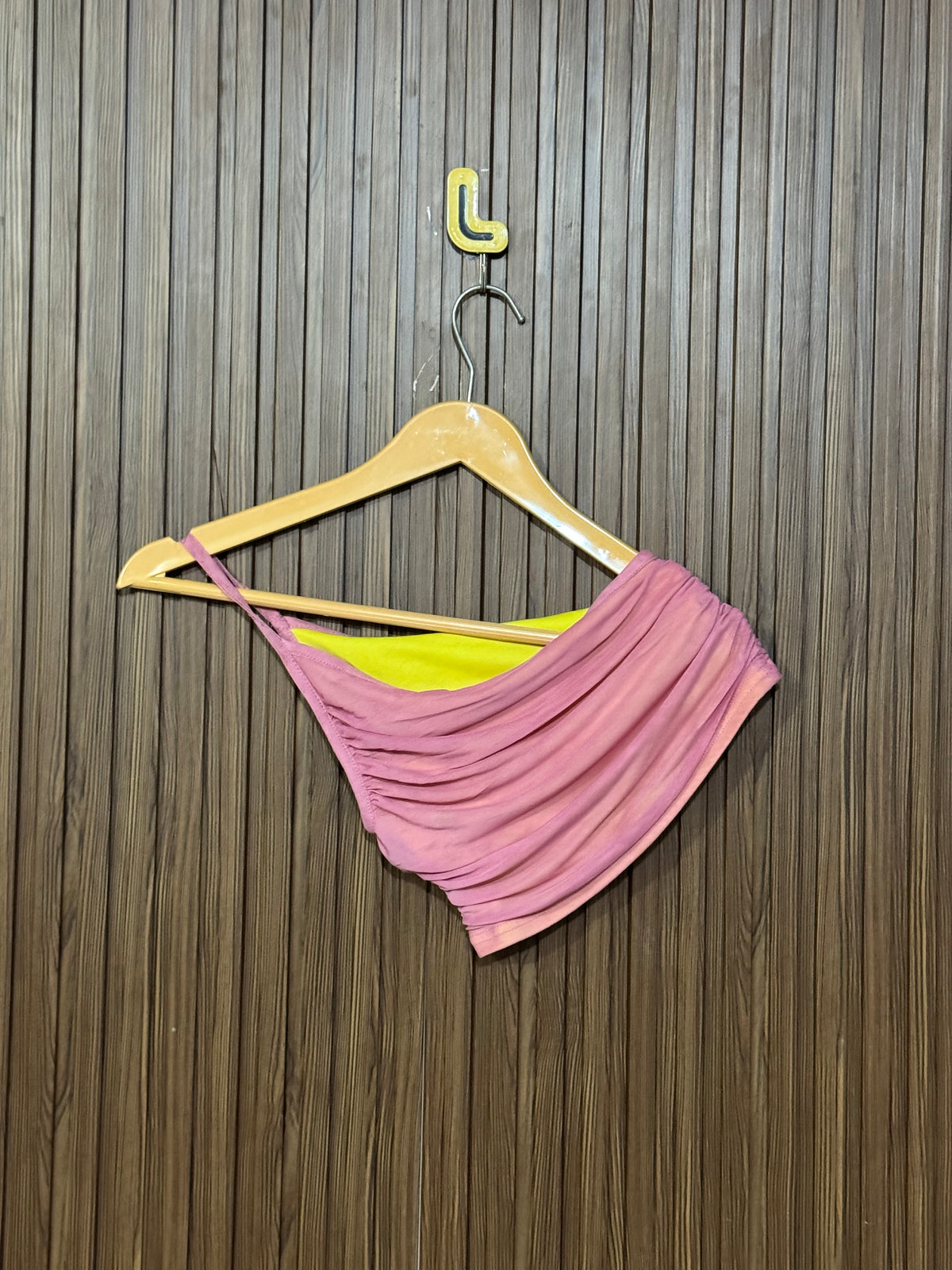 Chest 9 Length 6 Fabric Silk Net Night Crop Top