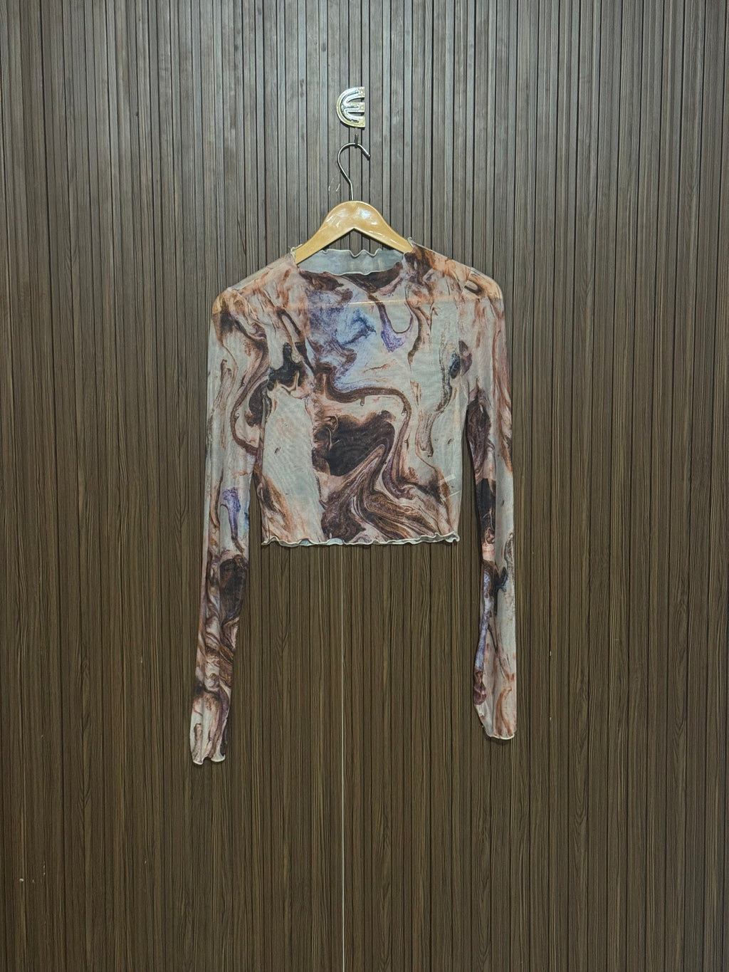 Chest 15 Length 16 Fabric Net Multicolor Marble