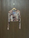Chest 15 Length 16 Fabric Net Multicolor Marble