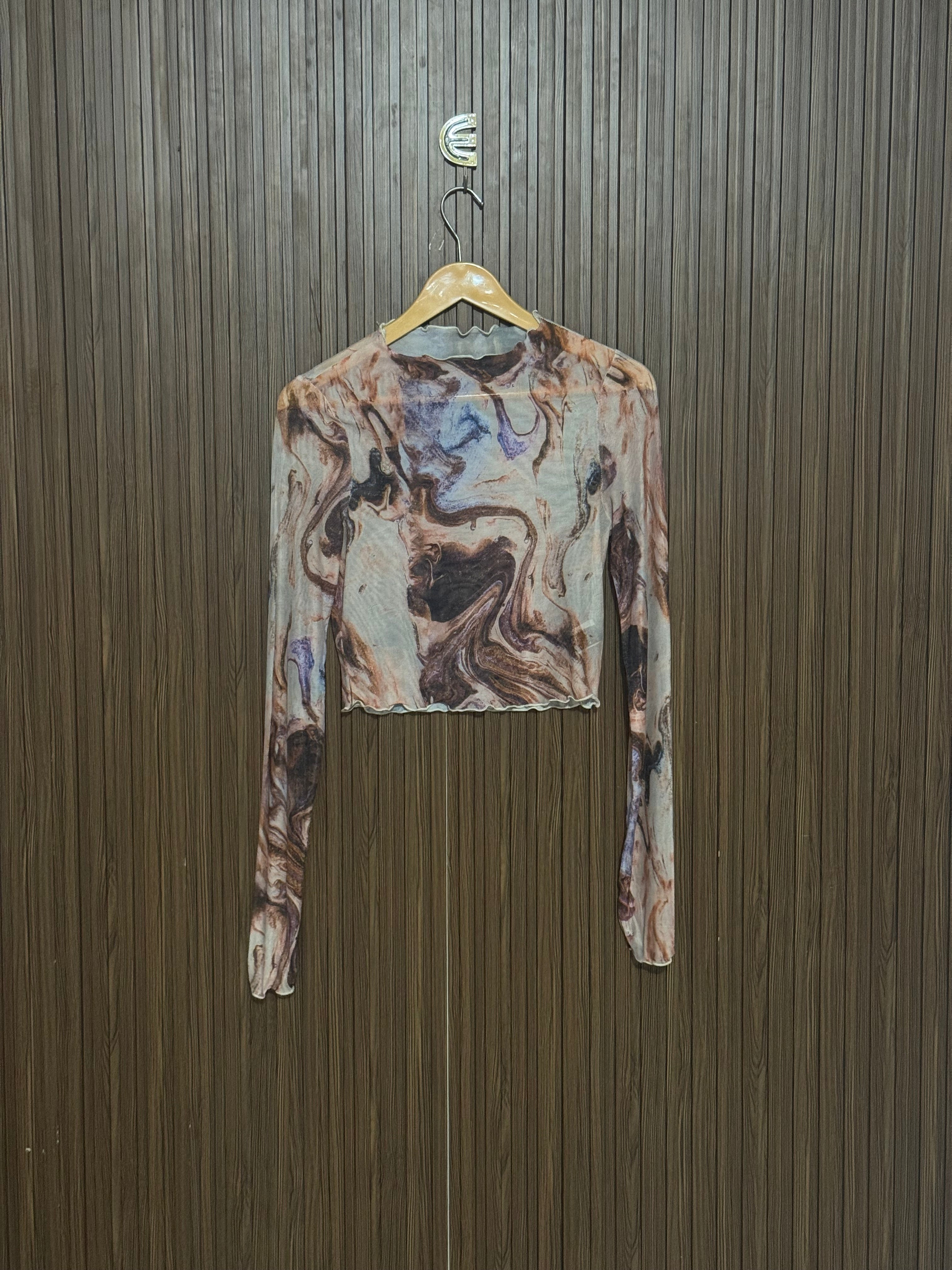 Chest 15 Length 16 Fabric Net Multicolor Marble